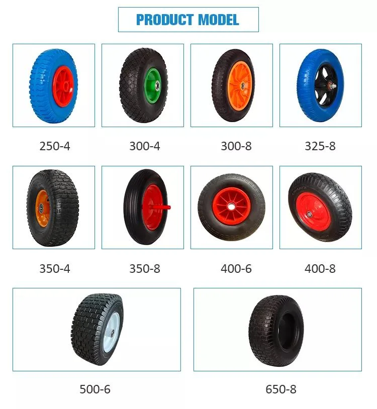 High Quality Lifting Solid Rubber Wheel PU Foam Wheel for European Market